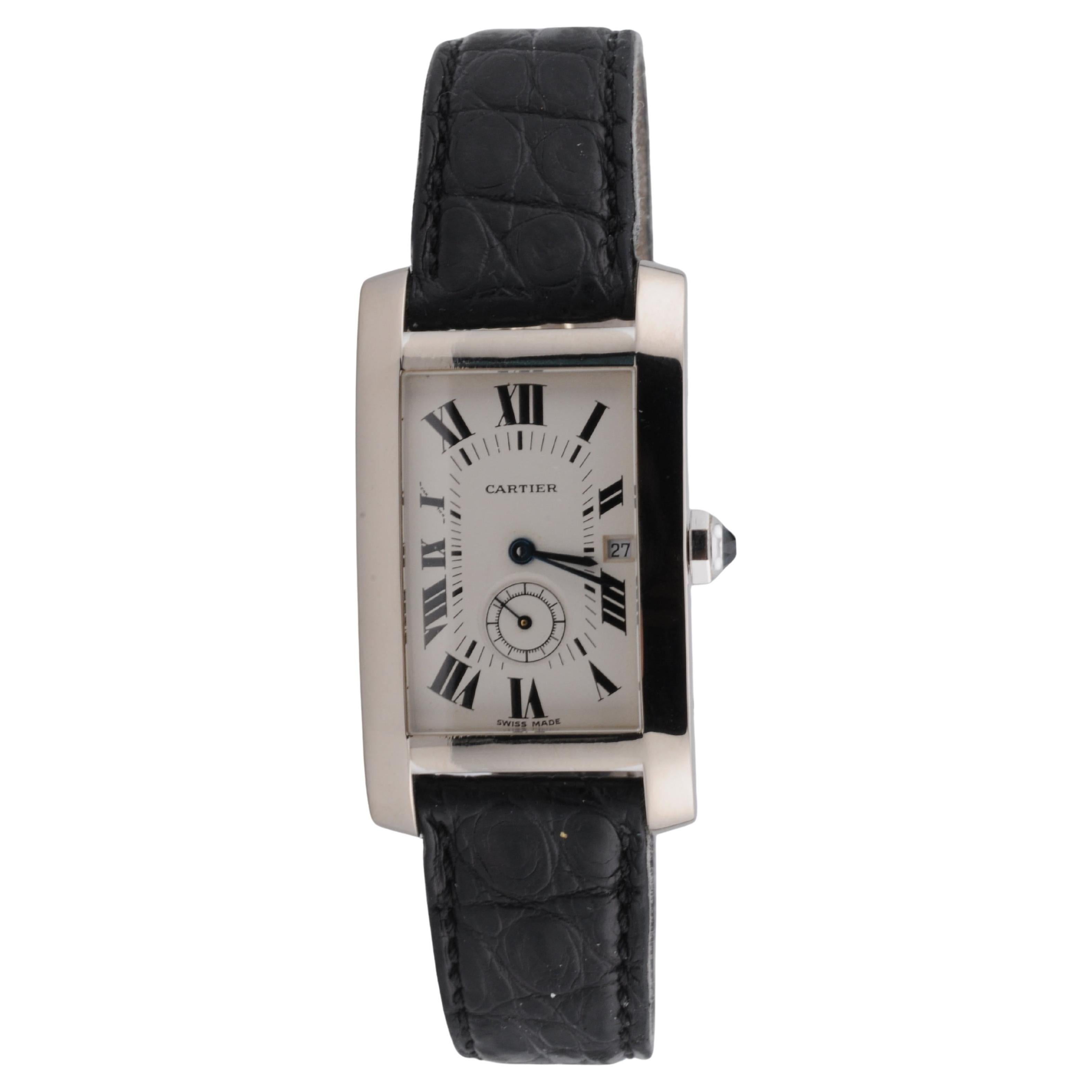 Cartier Tank Américaine 18k White Gold Full Set – 1994 Quartz – Ref. 3012905