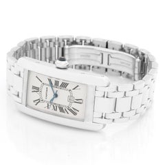 Cartier Tank Americaine 18 Karat Gold Men's or Ladies Midsize Watch W26036L1