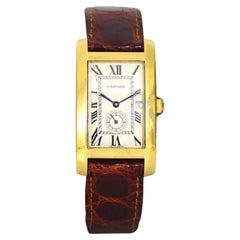 Cartier Tank Americaine 18k Yellow Gold 23MM Ref# 811905