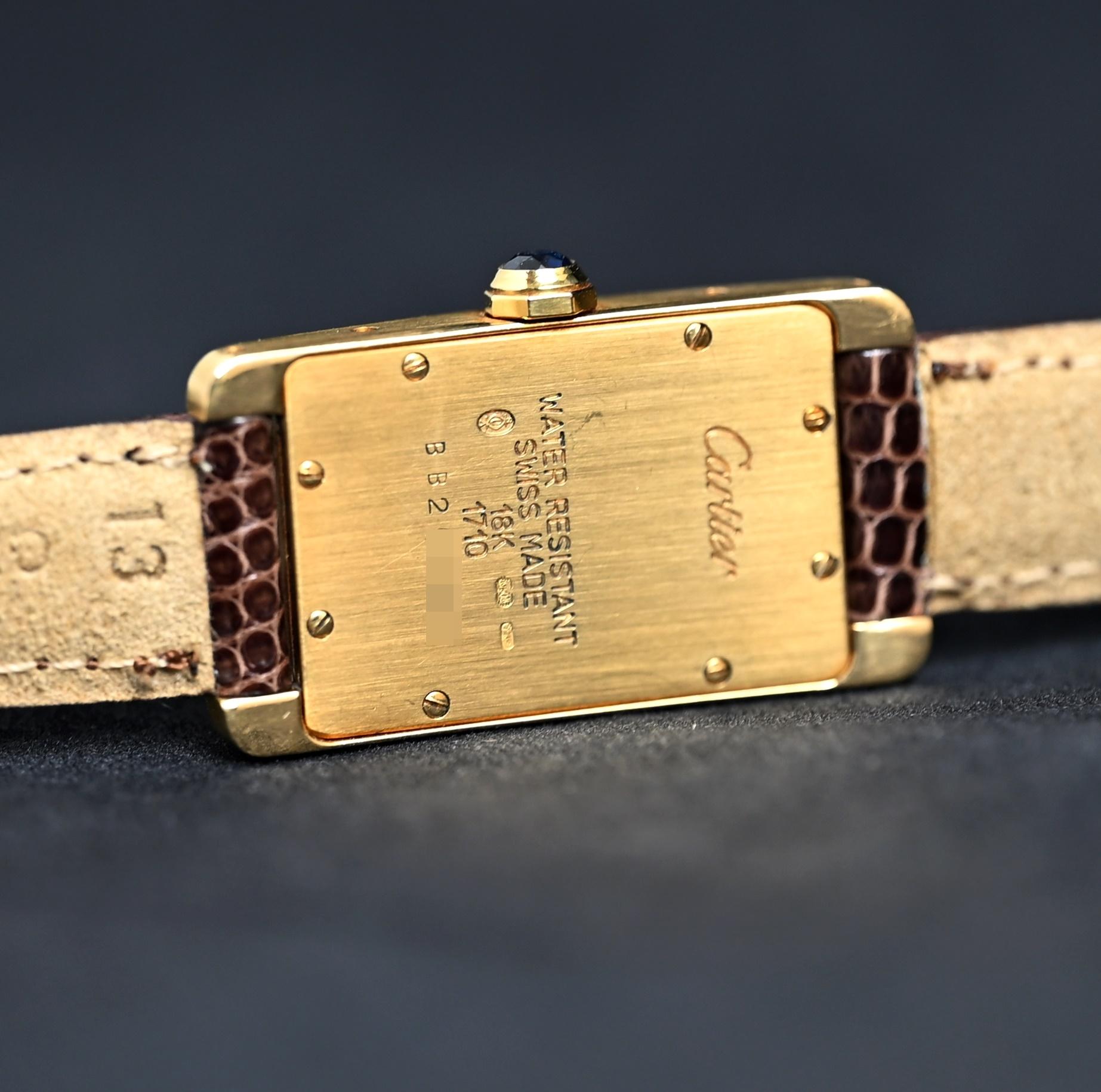 Cartier Tank Americaine 18K YG Quartz Ref. 1710, 1990's 1