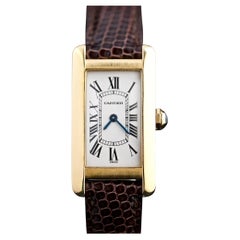 Cartier Tank Americaine 18K YG Quartz Ref. 1710, 1990's