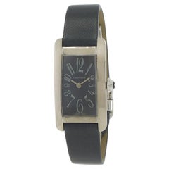 Cartier Tank Américaine 18KT White Gold Blue Dial 19x35MM – Quartz