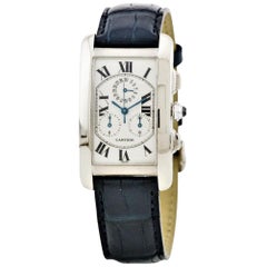 Cartier Tank Americaine 2312, White Dial, Certified and Warranty