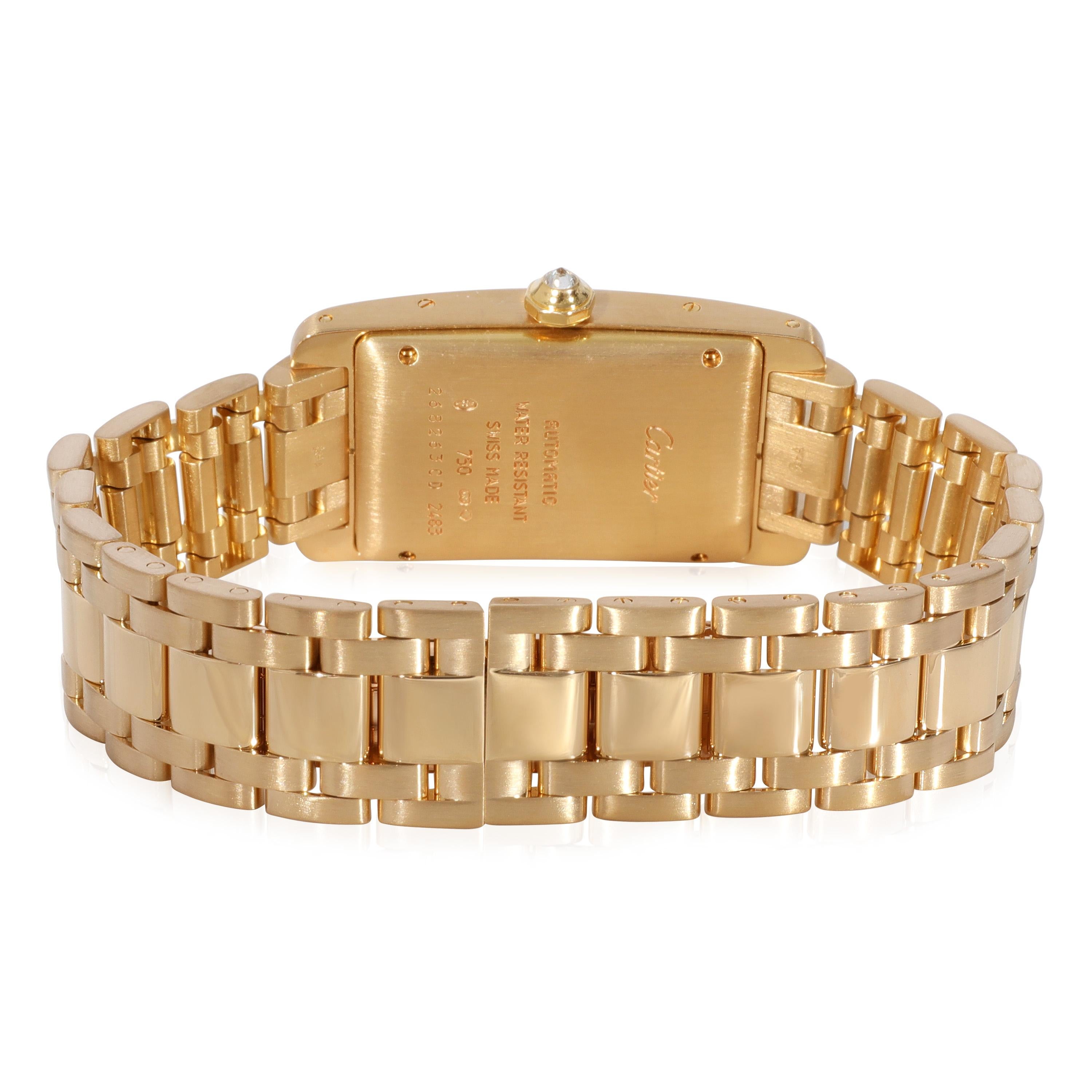 Cartier Tank Americaine 2483 Unisex-Uhr in 18kt Gelbgold

SKU: 124421

PRIMÄRE DETAILS
Marke: Cartier
Modell: Tank Americaine
Herkunftsland: Schweiz
Uhrwerk Typ: Mechanisch: Automatik/Kinetik
Jahr der Herstellung: 2000-2009
Zustand: Louis Cartier