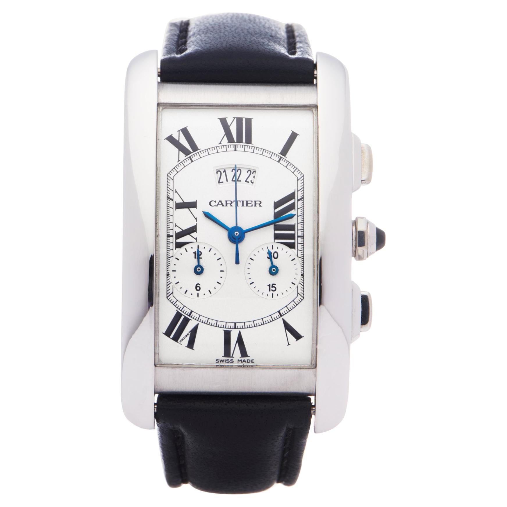 Cartier Tank Americaine 2569 Unisex White Gold 0 Watch