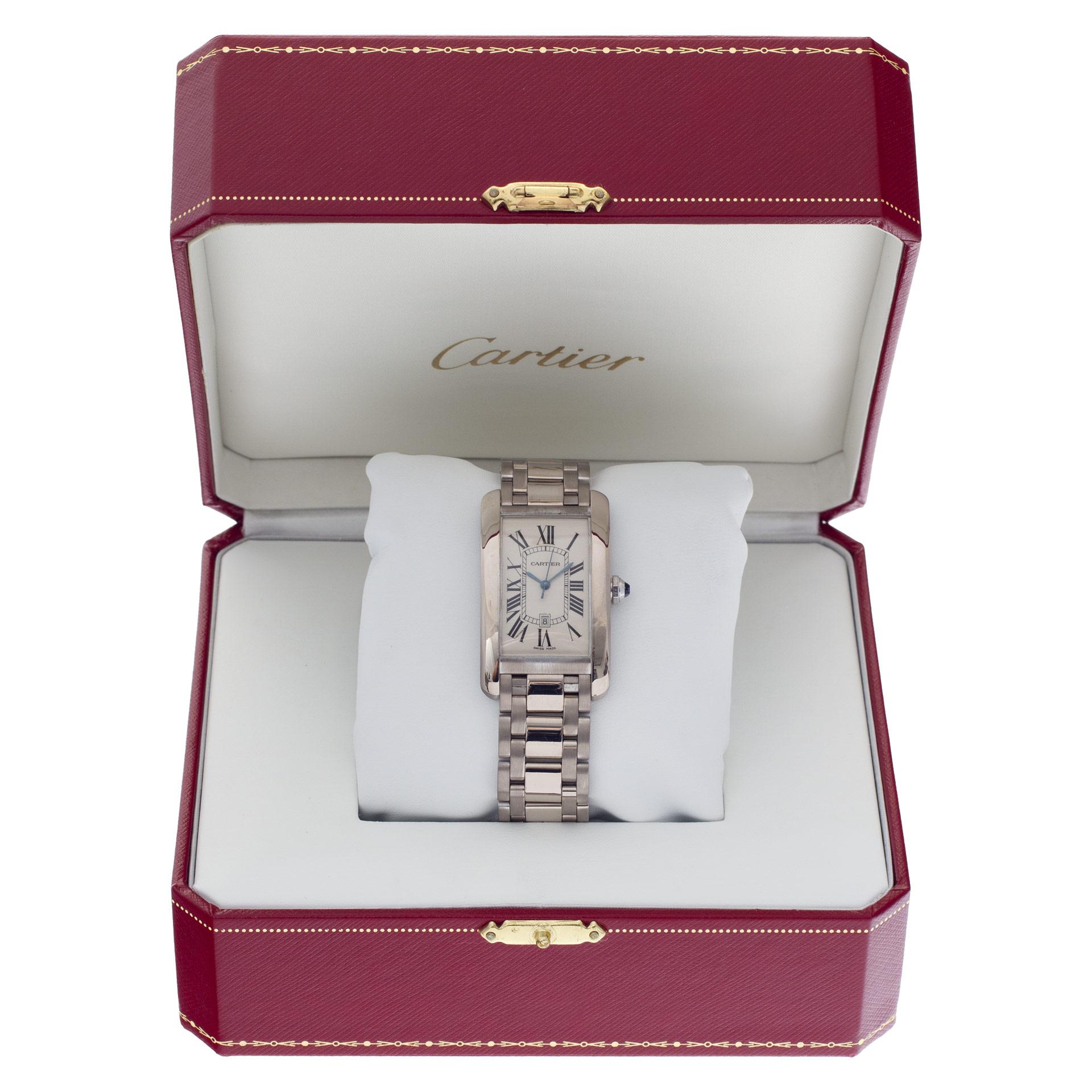 Cartier Tank Americaine 26mm W26055L1 For Sale 3