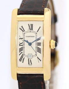 Cartier Tank Américaine Automatic 18 Karat Gold Ref. 1725