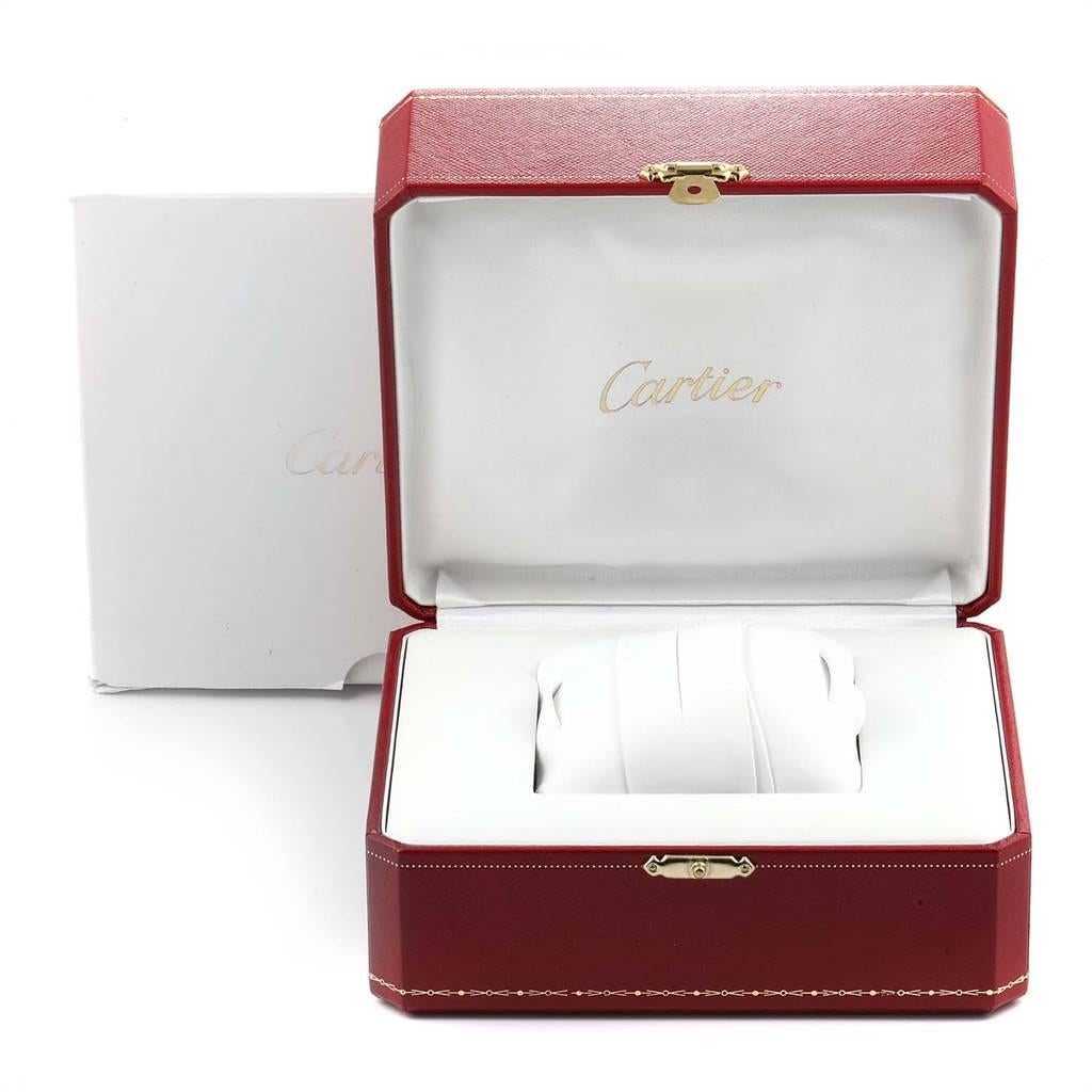 Cartier Tank Americaine Chronograph White Gold Men's Watch W2603358 For Sale 5