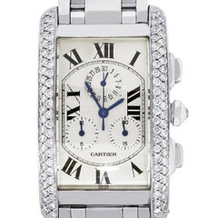 Cartier Tank Americaine Diamond Bezel Gents Watch