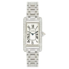 Cartier Tank Americaine serti de diamants 1713