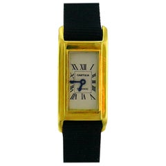 Cartier Tank Américaine Montre-bracelet pour femme en or