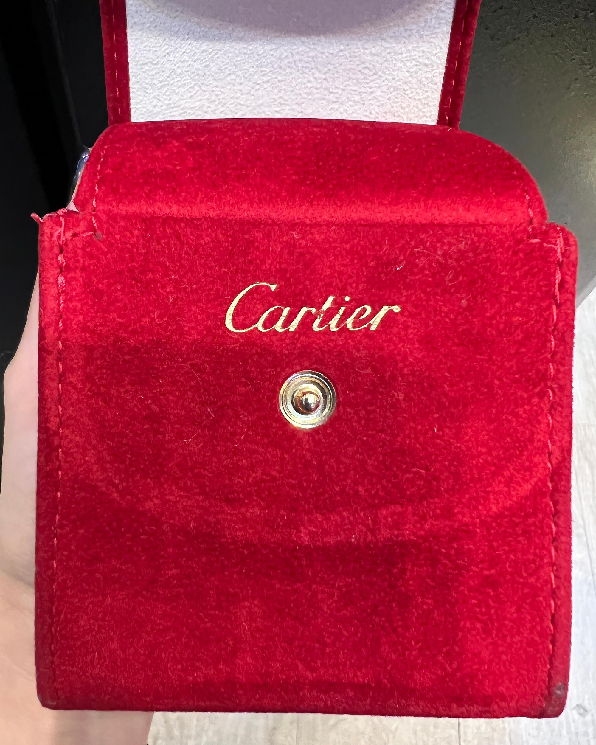 Cartier 'Tank Americaine' Damenarmbanduhr mit Diamanten (Gemischter Schliff) im Angebot