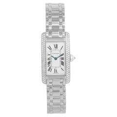 Cartier Tank Americaine Ladies White Gold W26019L1 1713