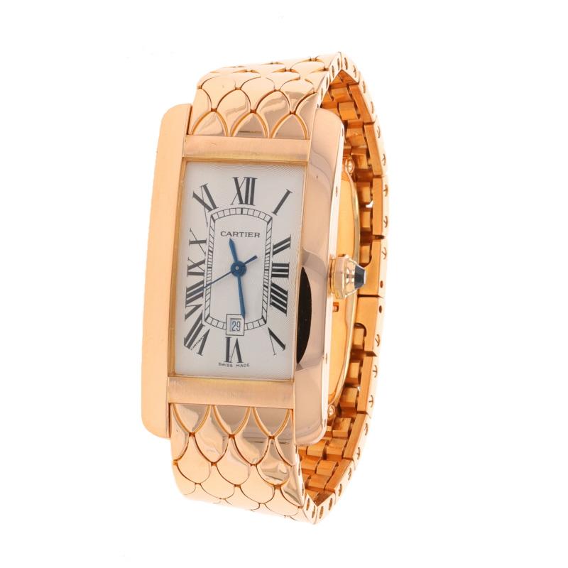 cartier tank americaine rose gold