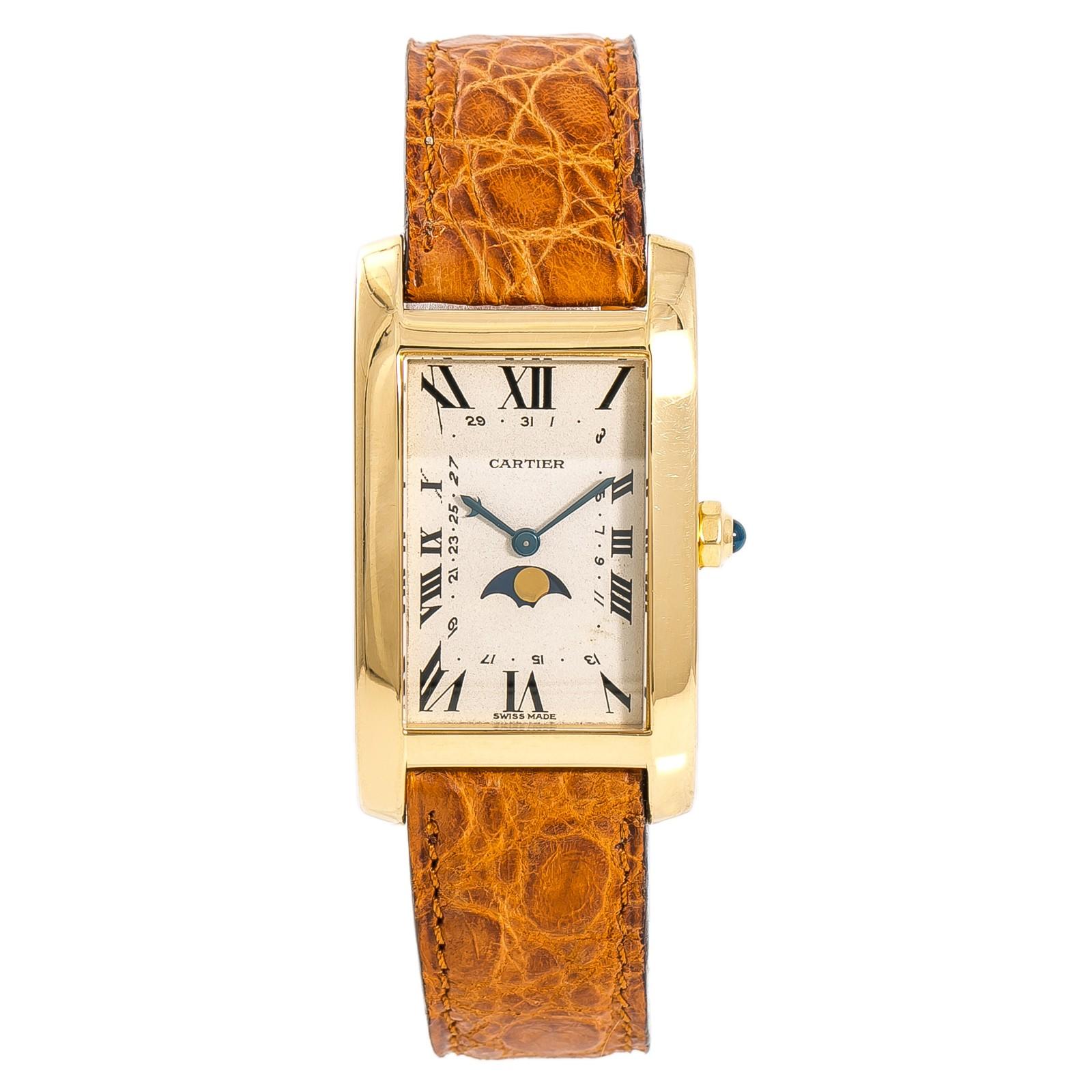 Cartier Tank Americaine Moonphase 