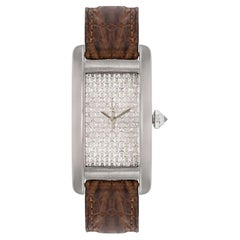 Cartier Tank Américaine Pave Set Diamond Dial, 2490