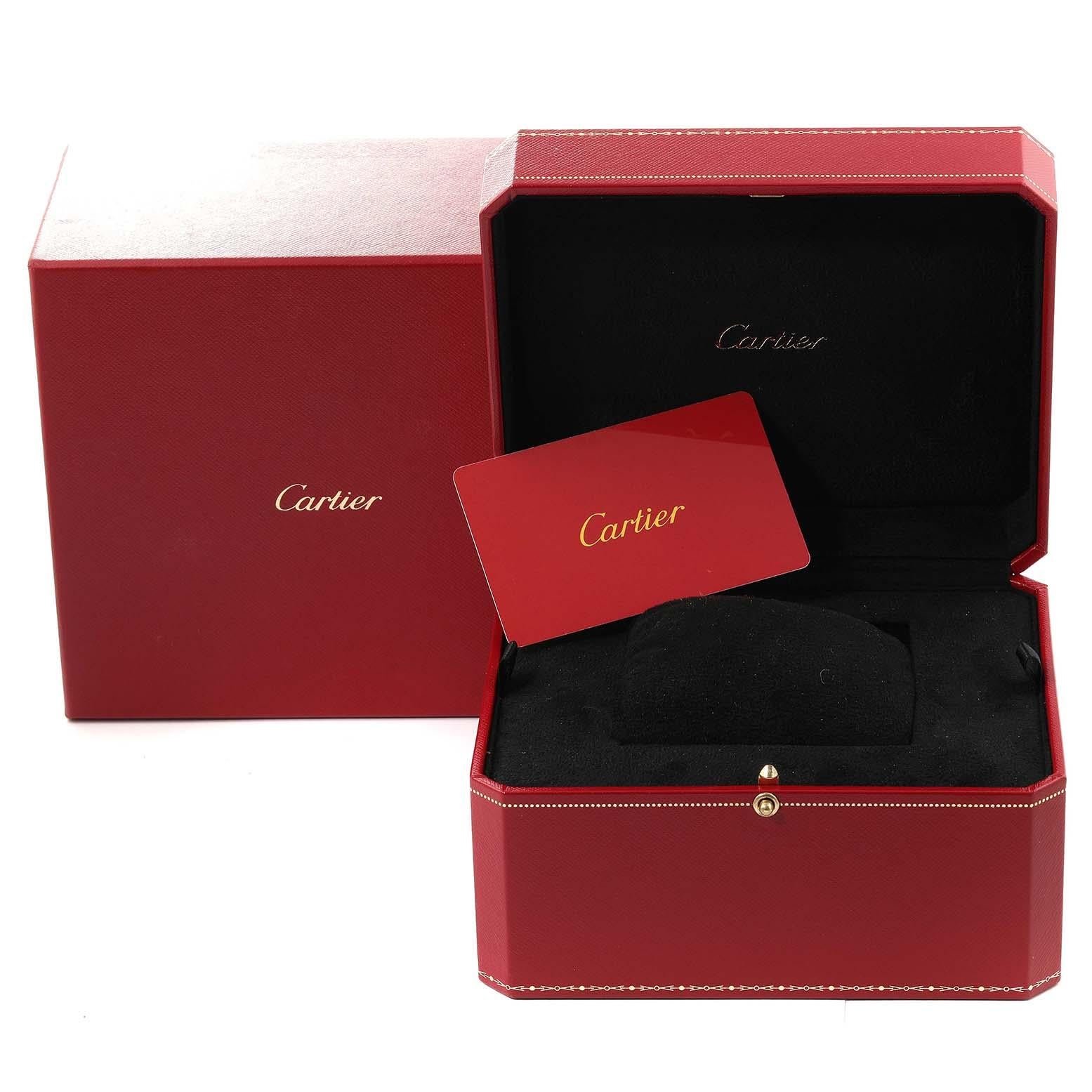 Cartier Tank Americaine Rose Gold Diamond Ladies Watch WB7079M5 Box ...