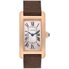 Cartier Tank Americaine Rose Gold Kleine Damenuhr 2503