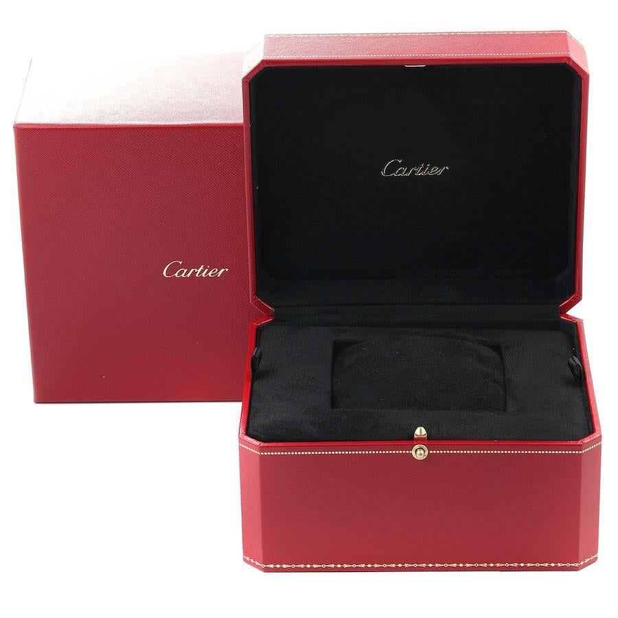 Cartier Tank Americaine Kleine Rose Gold Diamant Damenuhr 2503 im Angebot 5