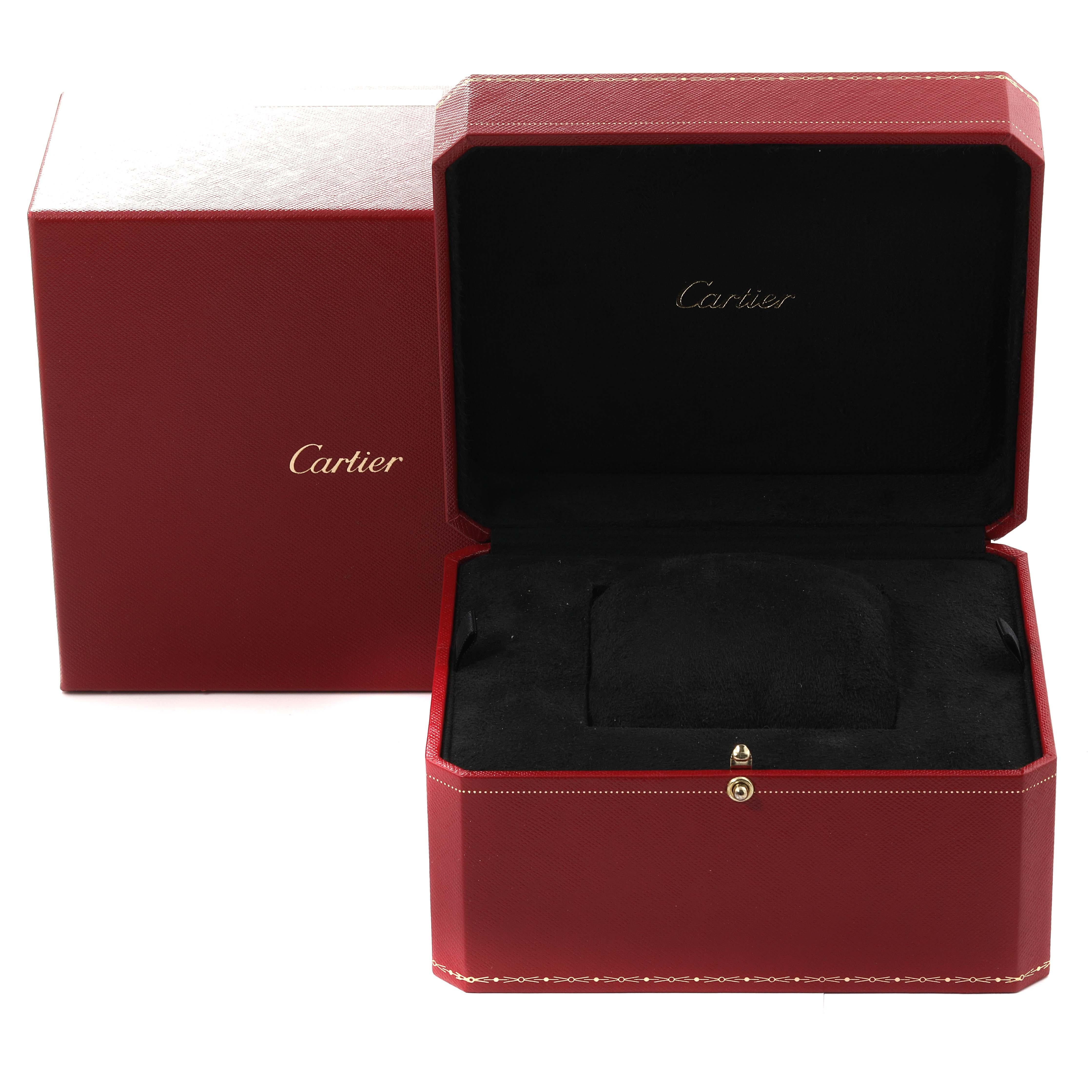 Cartier, petite montre Tank Amériqueine en or rose et diamants pour femmes WJTA0002 en vente 4