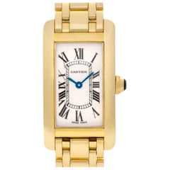 Cartier Tank Americaine W26015K2, White Dial, Certified