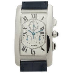 Cartier Tank Americaine W2603356, Silver Dial, Certified &