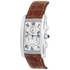 Cartier Tank Americaine W2603356, Silver Dial, Certified