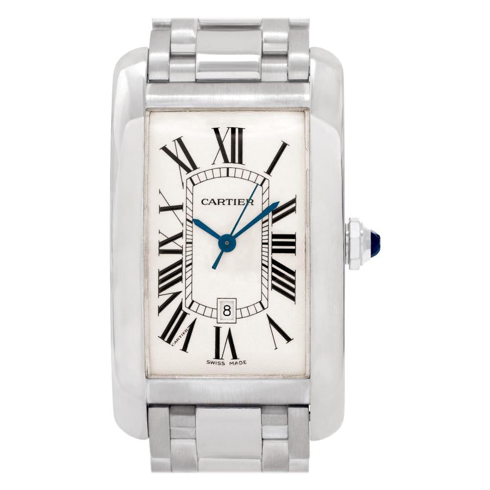 Cartier Tank Americaine W2605511, White Dial, Certified