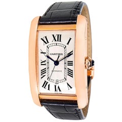 Cartier Tank Americaine W2609856, White Dial, Certified