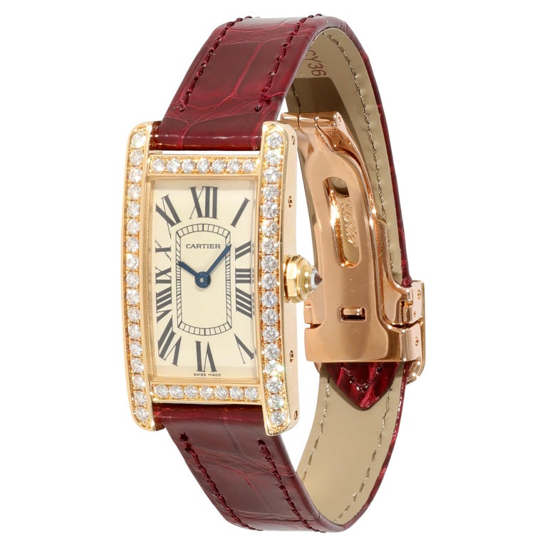 Cartier Tank Louis 2442 W1529856 Womens Quartz Watch Cream Dial