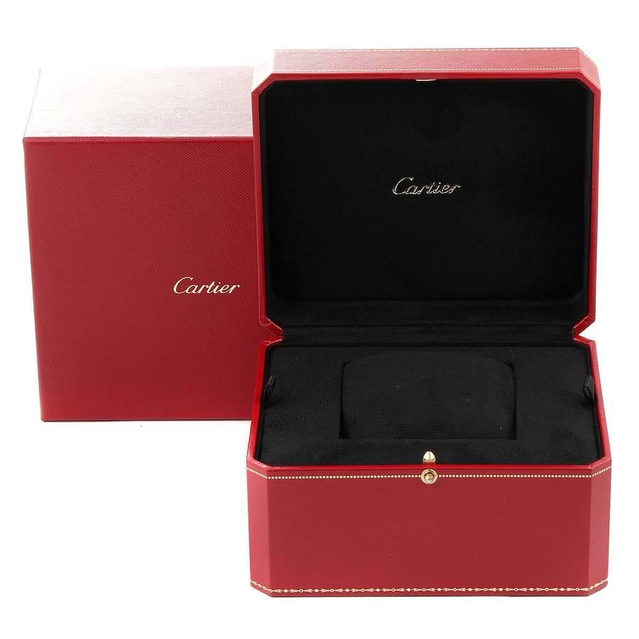 Cartier Tank Americaine White Gold Diamond Mens Watch WB7026L1 For Sale 5