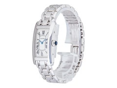 Cartier Tank Americaine White Gold Wristwatch