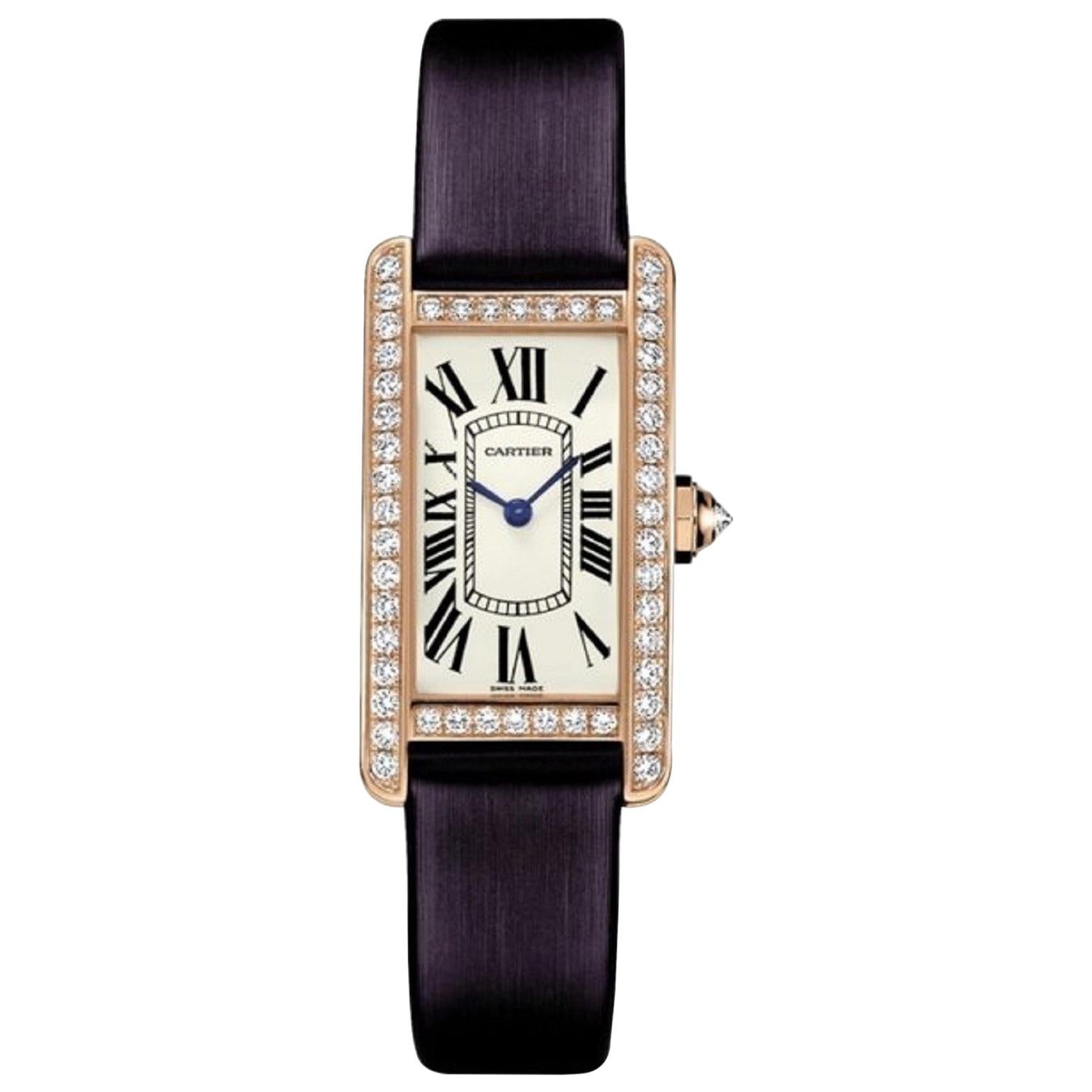 Cartier Tank Americaine WJTA0002, Off-White Dial, Certified and Warranty