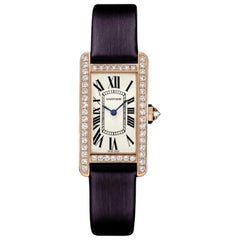 Cartier Tank Americaine WJTA0002:: Off-White Zifferblatt:: zertifiziert und Garantie