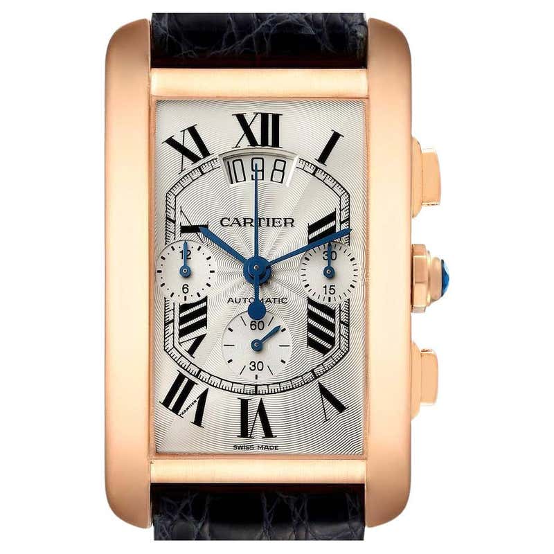 Cartier Tank Americaine Chronograph Watch For Sale at 1stDibs | cartier ...