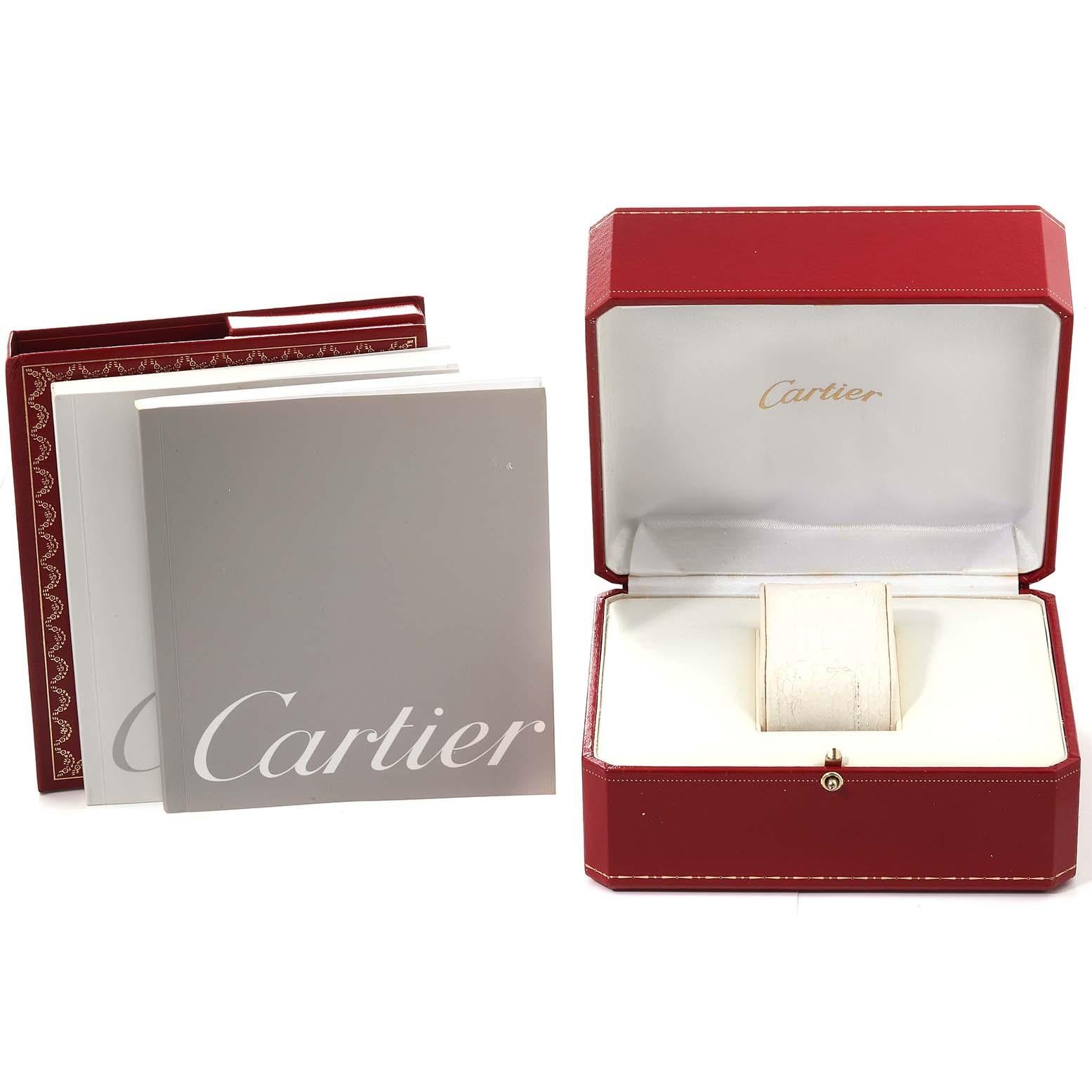 Cartier Tank Americaine Yellow Gold Automatic Mens Watch W2603156 Box Papers 3