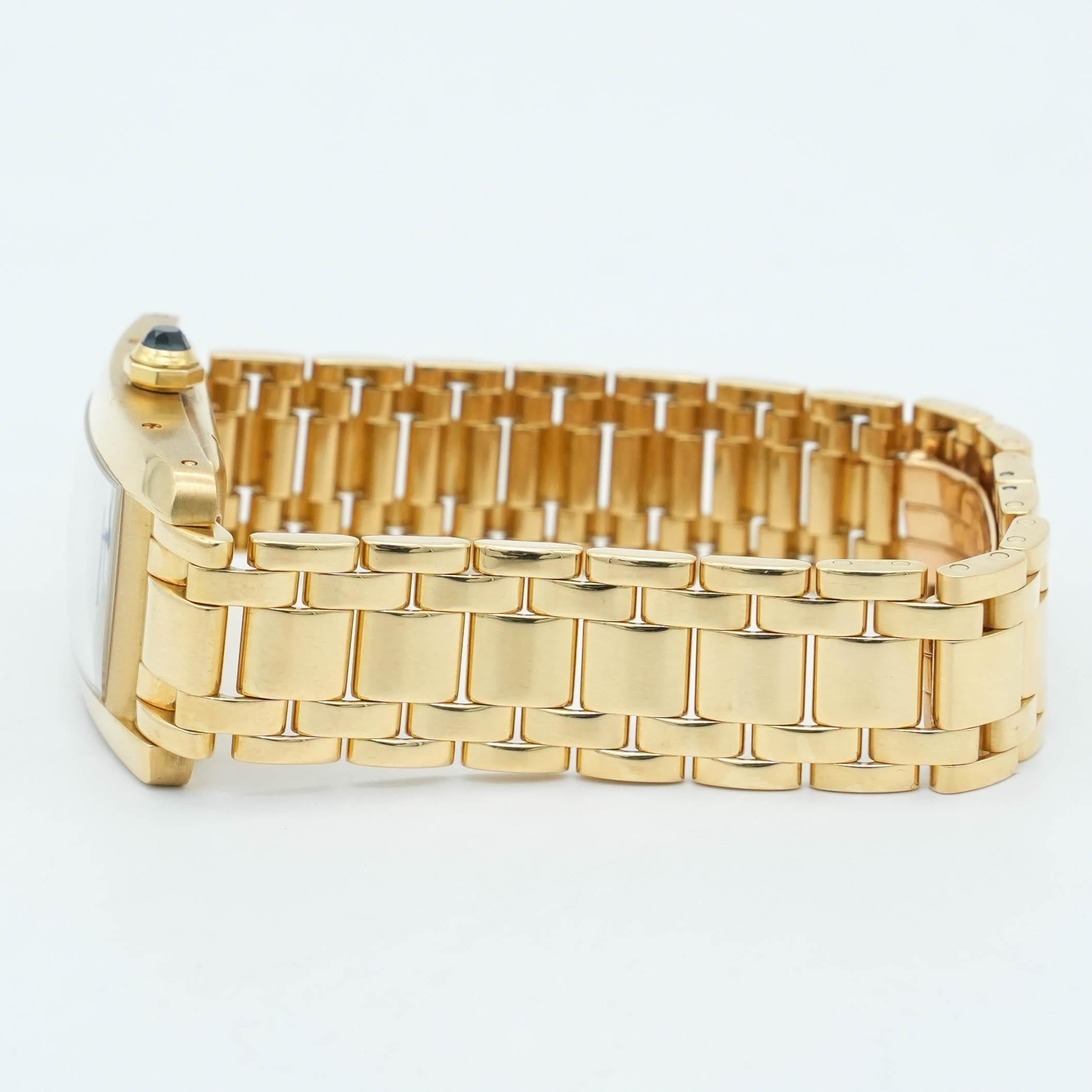 Cartier Tank Americaine Oro Giallo Ref 1725 In condizioni buone a New York, NY