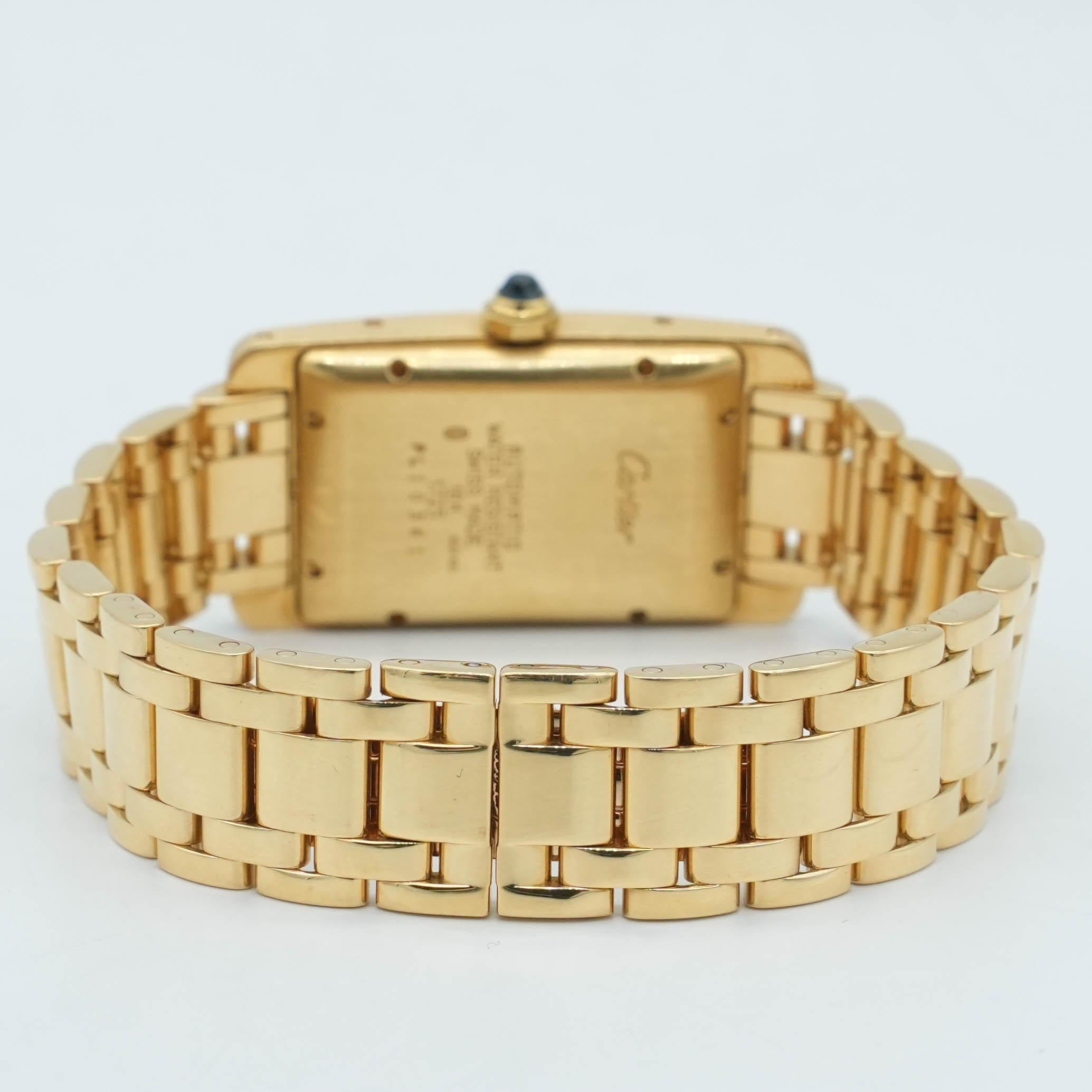 Cartier Tank Americaine Oro Giallo Ref 1725 1