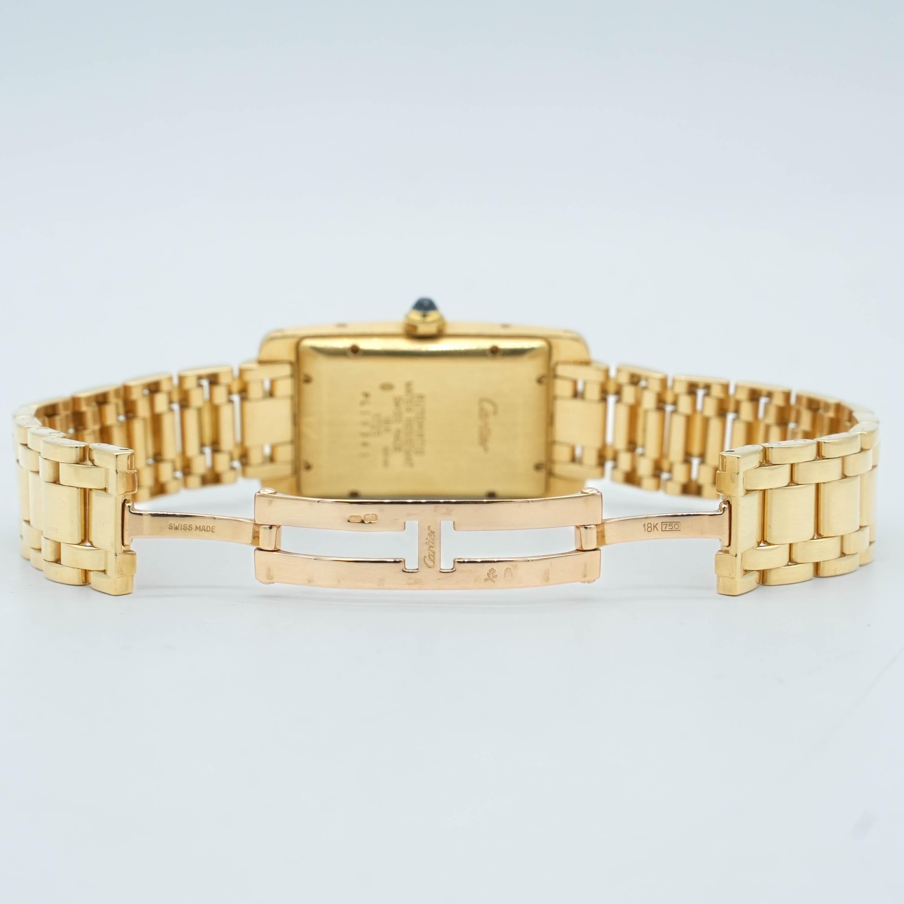 Cartier Tank Americaine Oro Giallo Ref 1725 2