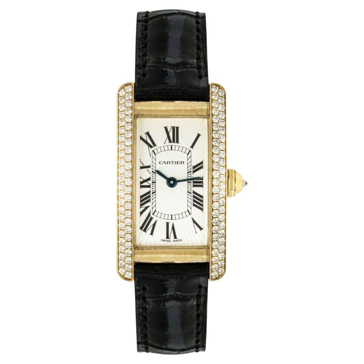 Cartier Tank American Yellow Gold 1710