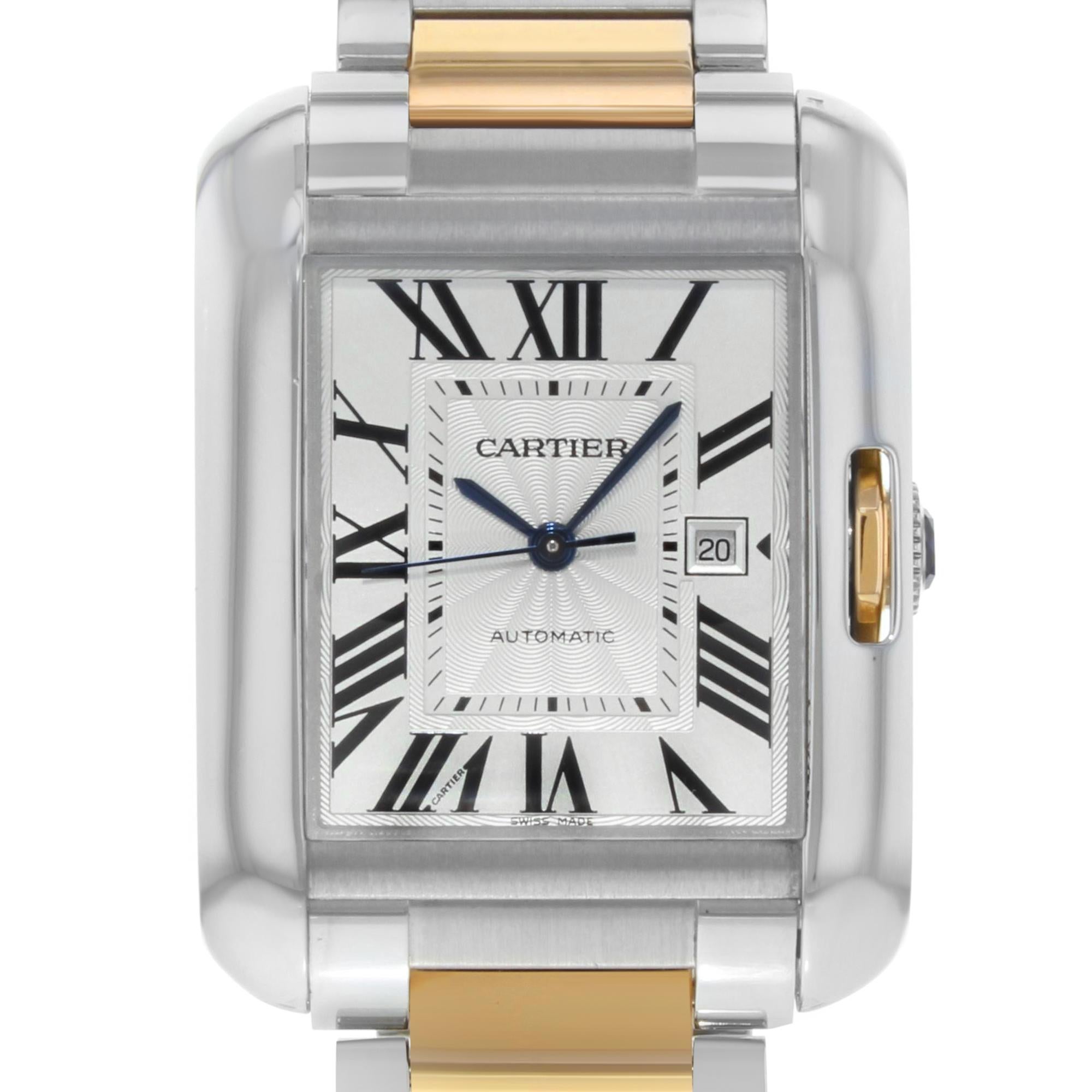 This watch is in mint preowned condition and comes with manufacturers box and papers. Backed by a 1 year Chronostore warranty
Details:
MSRP 9100
Model Number W5310007
Brand Cartier
Department Unisex
Style Dress/Formal, Luxury
Model Cartier Love
Band