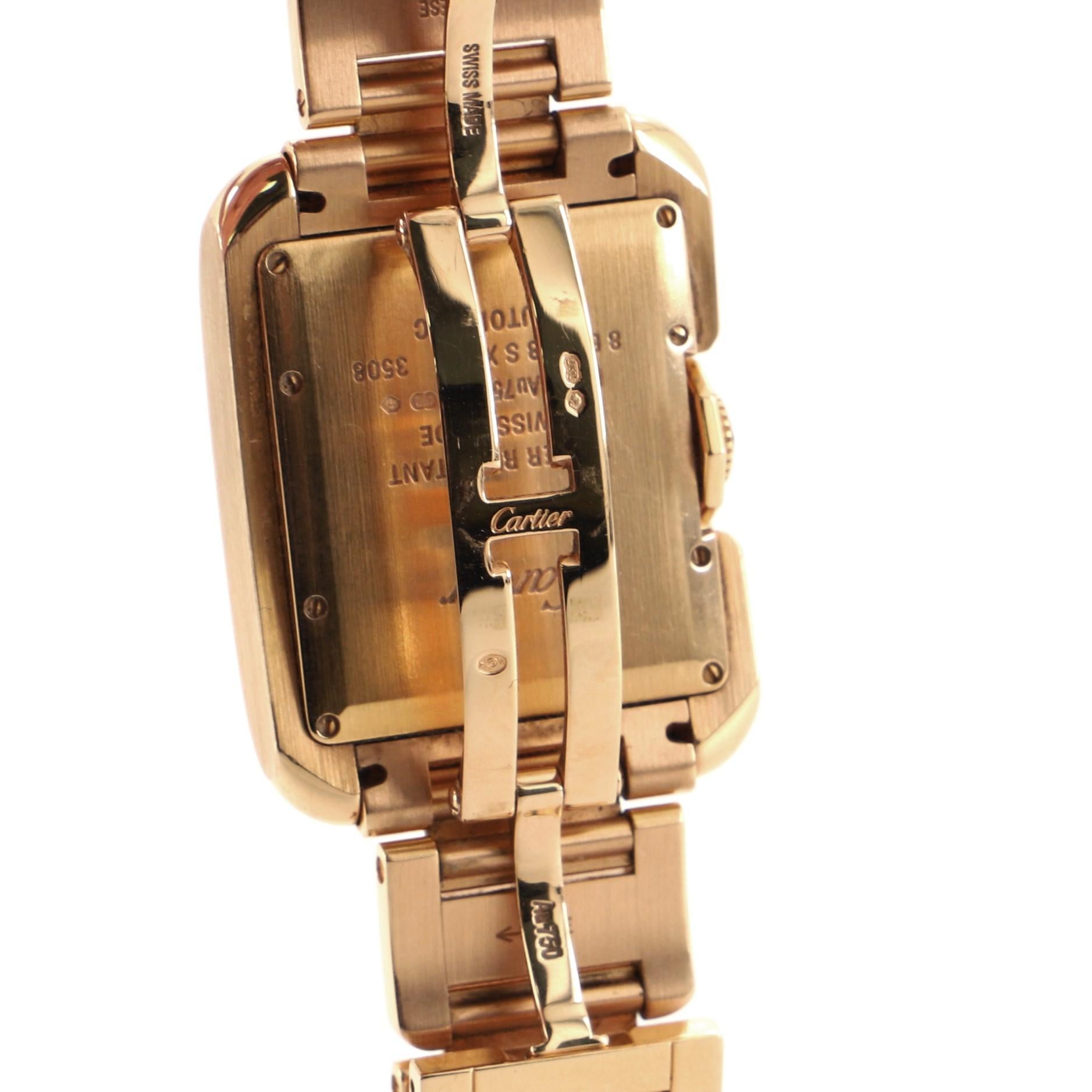 Cartier Tank Anglaise Automatic Watch Rose Gold 30 2