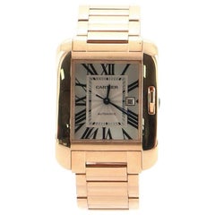 Cartier Tank Anglaise Automatic Watch Rose Gold 30