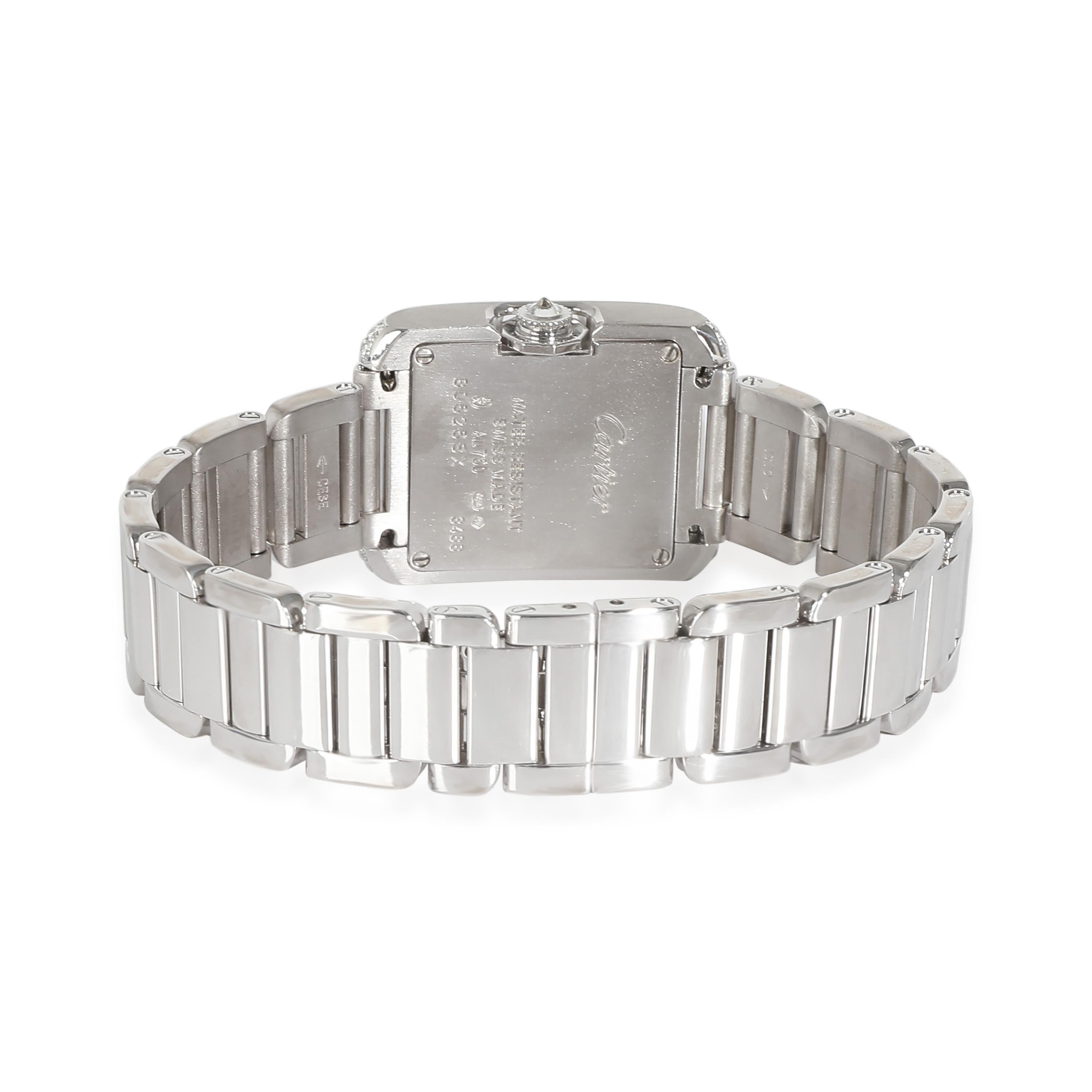 Cartier Tank Anglaise de Cartier WT100008 Women's Watch in  White Gold

SKU: 136929

PRIMARY DETAILS
Brand: Cartier
Model: Tank Anglaise de Cartier
Country of Origin: Switzerland
Movement Type: Quartz: Battery
Year of Manufacture: