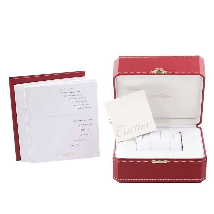 Cartier: 18 Karat Roségold Herrenuhr Tank Anglaise, W5310007, Schachtel mit Papieren im Angebot 7