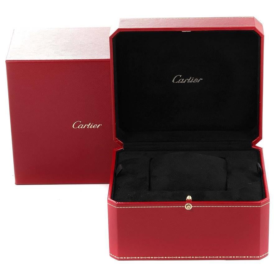 Cartier Tank Anglaise Medium Steel Rose Gold Diamond Ladies Watch WT100032 For Sale 2