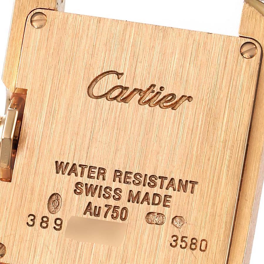 Cartier Tank Anglaise Rose Gold Silver 