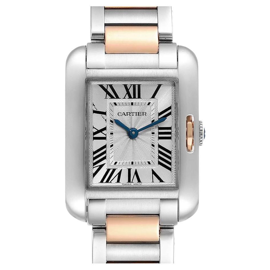 Small Steel Rose Gold Ladies Watch 