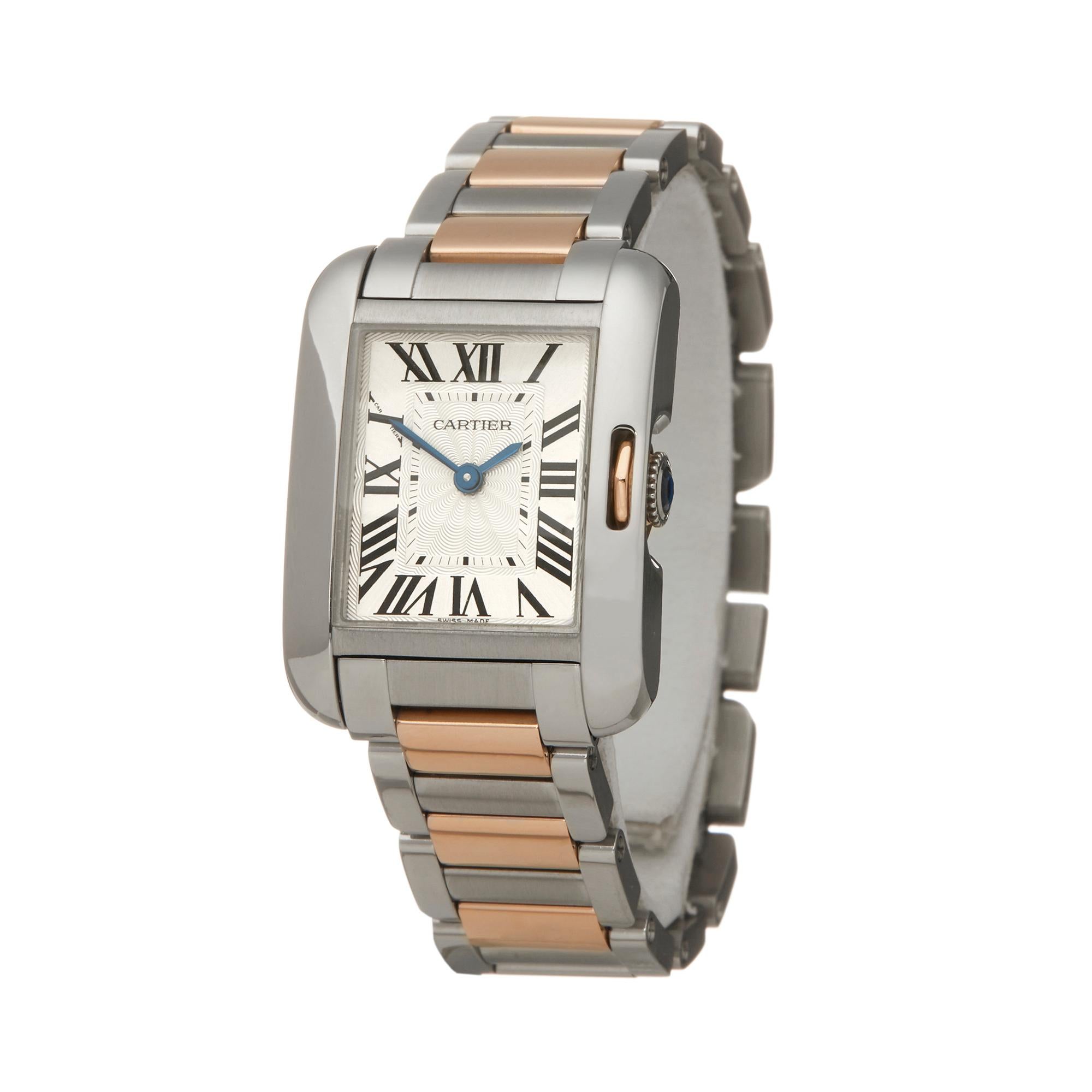 Ref: W6071
Manufacturer: Cartier
Model: Tank
Model Ref: W5310036 or 3485
Age: 1st November 2013
Gender: Ladies
Complete With: Box, Manuals & Guarantee
Dial: Silver Roman
Glass: Sapphire Crystal
Movement: Quartz
Water Resistance: To Manufacturers