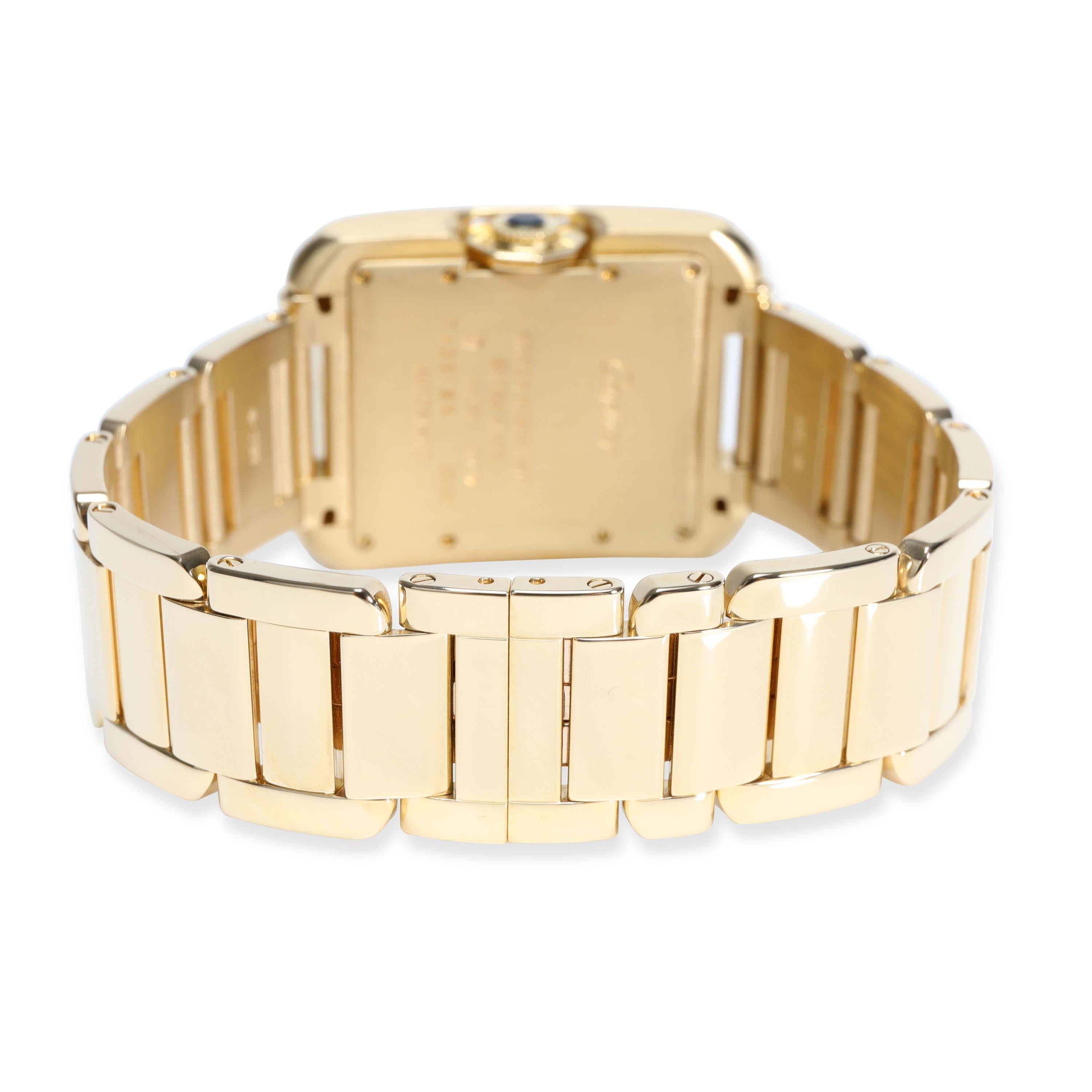 Cartier Tank Anglaise W5310002 Men's Watch in 18 Karat Rose Gold 1